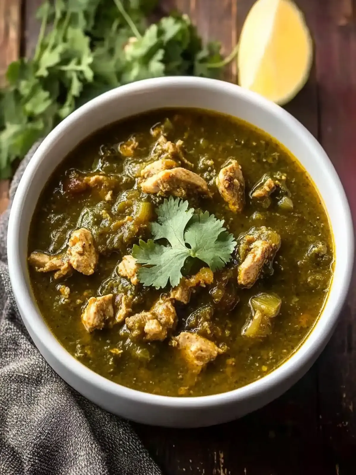 Simple Turkey Chili Verde