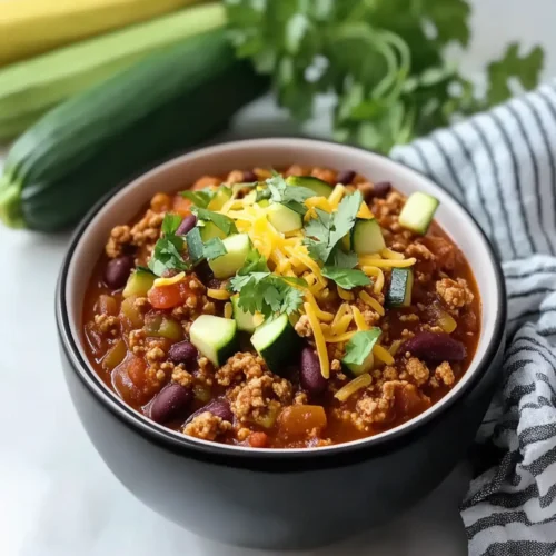 Turkey and Zucchini Chili