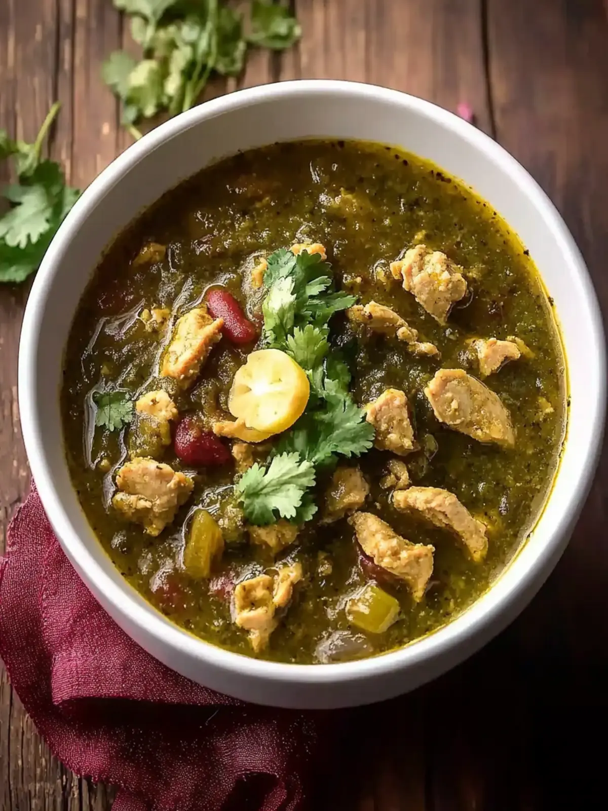 Simple Turkey Chili Verde