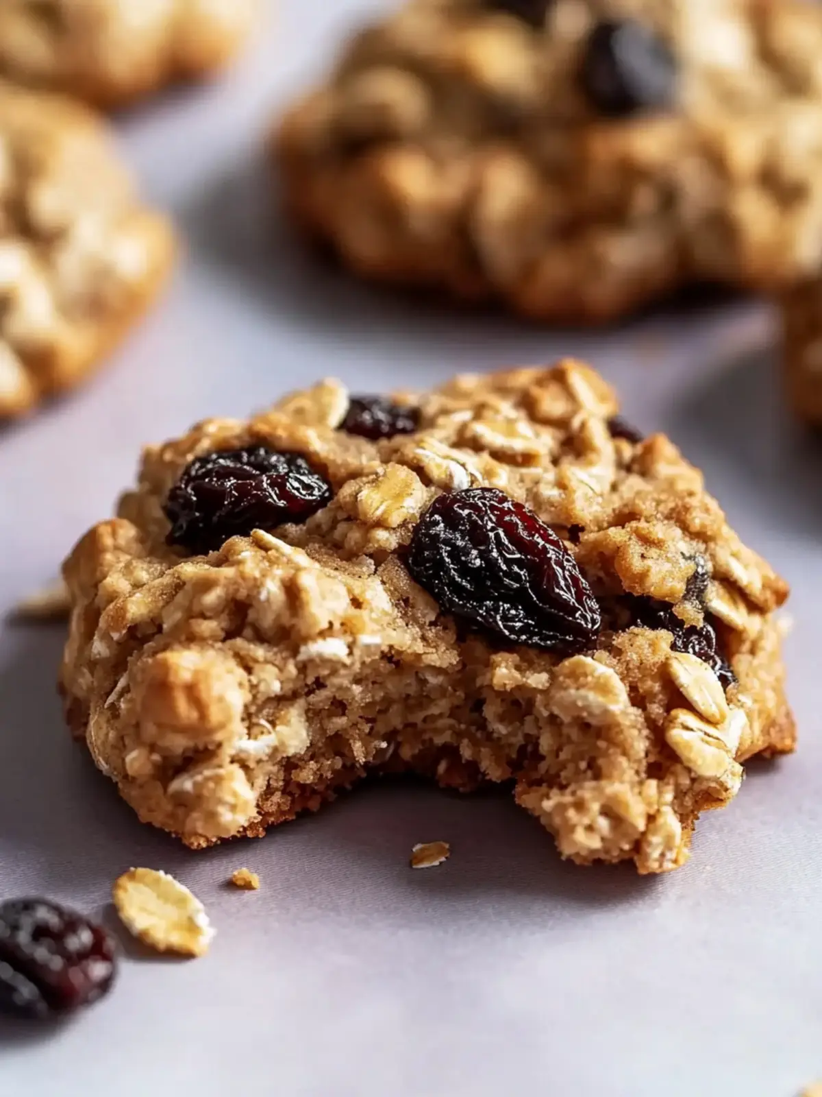 Gluten-Free Oatmeal Yogurt Raisin Cookies