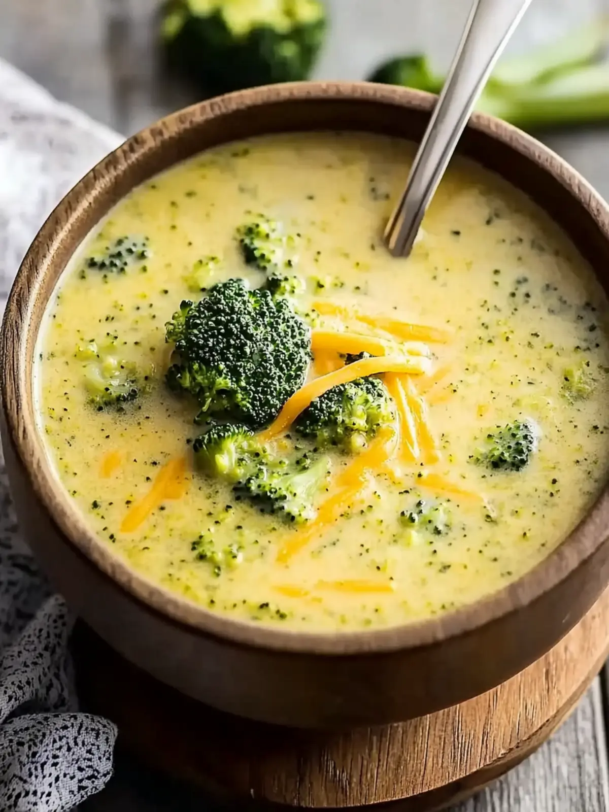 Instant Pot Broccoli Cheddar Zucchini Soup