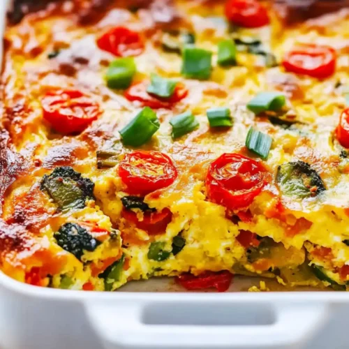 Vegetarian Veggie Egg Casserole