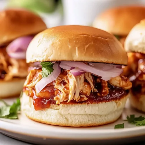 Classic BBQ Chicken Sliders