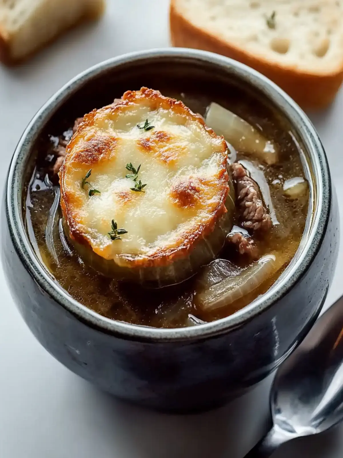 French Onion Soup with Beef