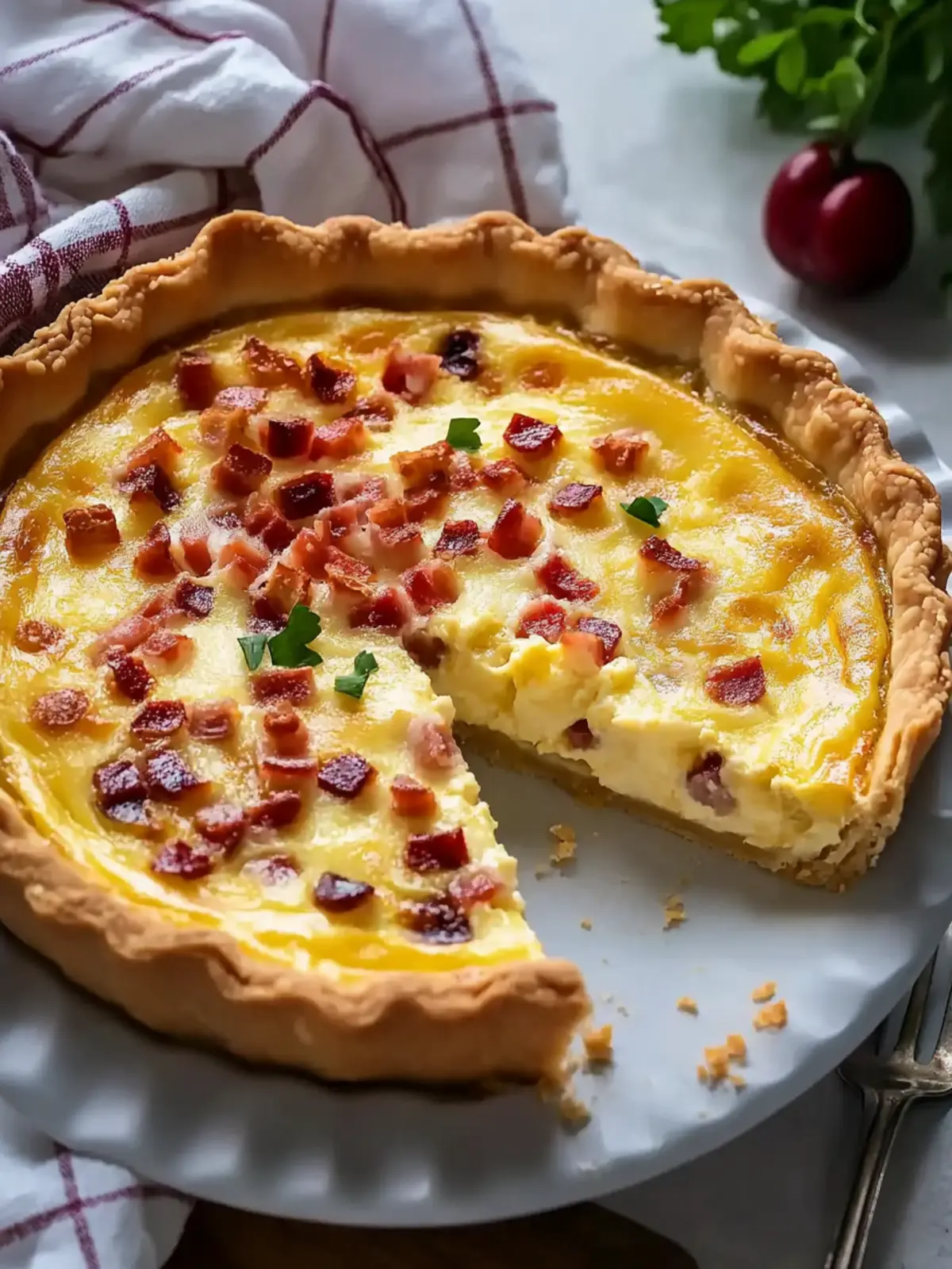 Creamy Quiche Lorraine