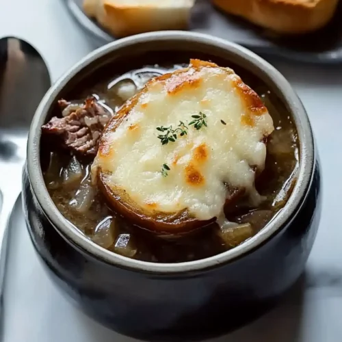 French Onion Soup with Beef