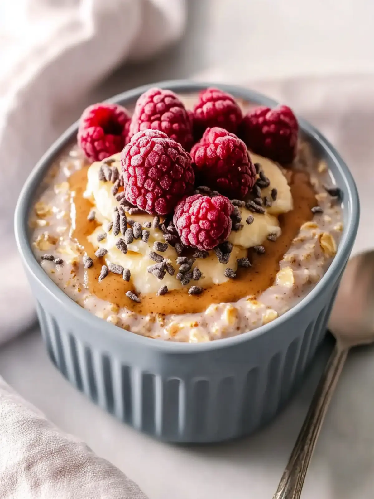 Almond Butter Overnight Oats
