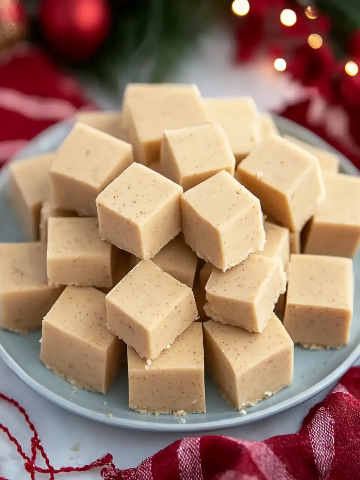 Eggnog Fudge