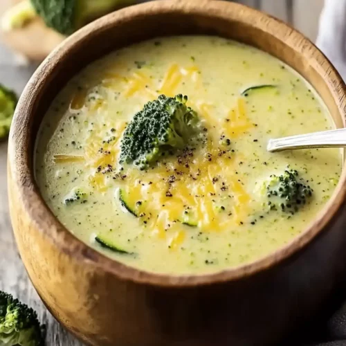 Instant Pot Broccoli Cheddar Zucchini Soup