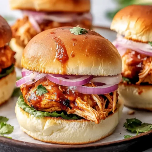 BBQ Chicken Sliders
