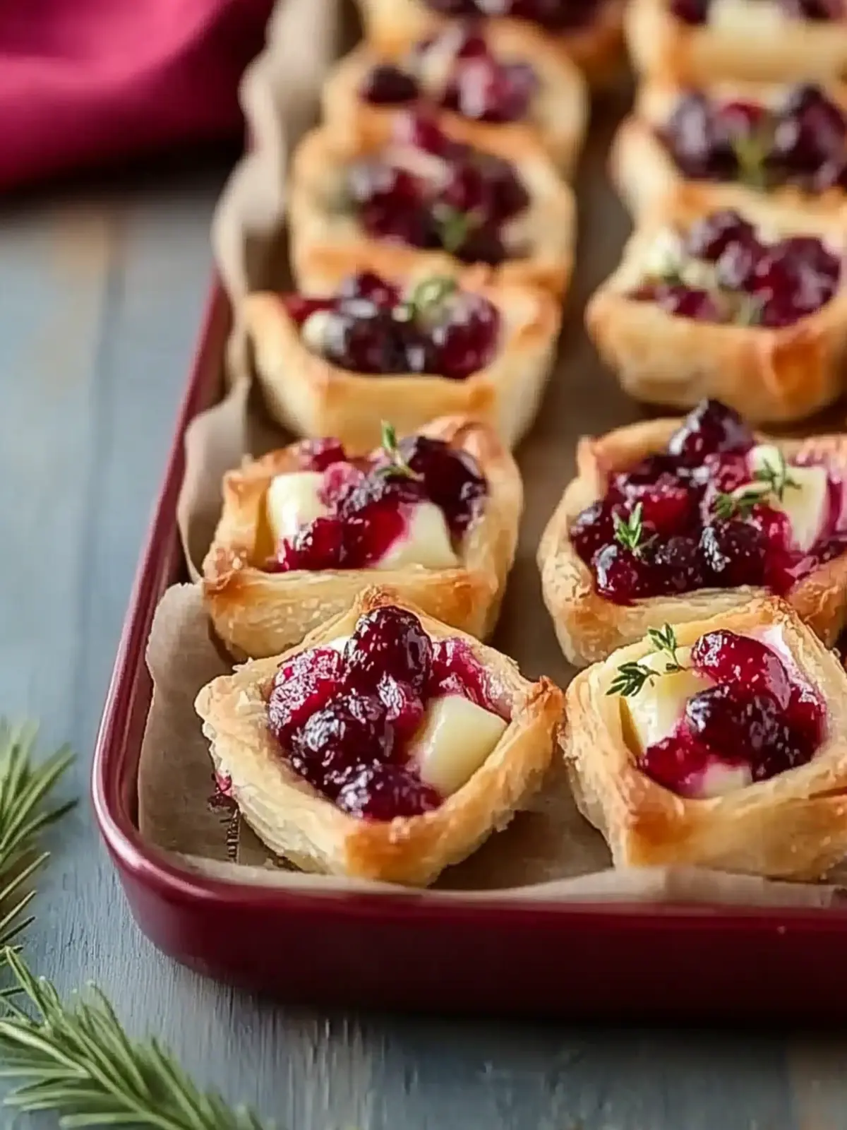 Cranberry Brie Bites
