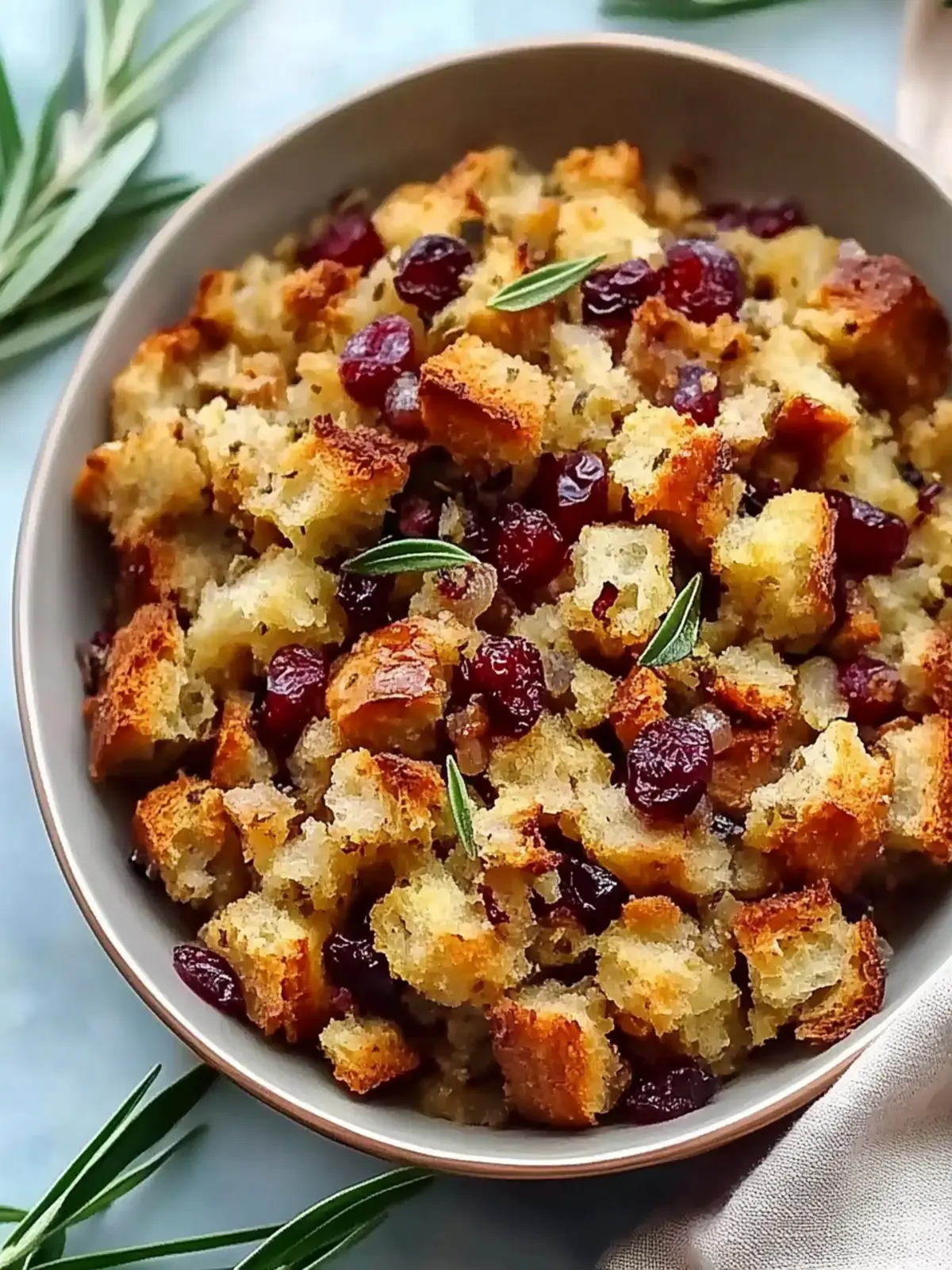 Traditional Cranberry Stuffing