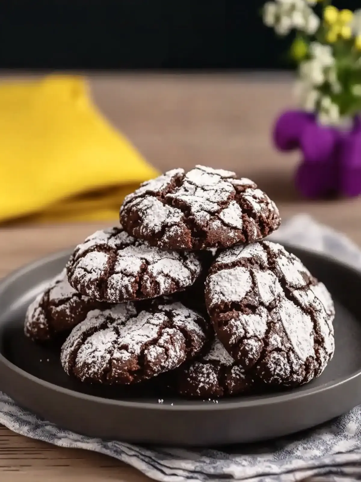 Amish Chocolate Crinkle Cookies