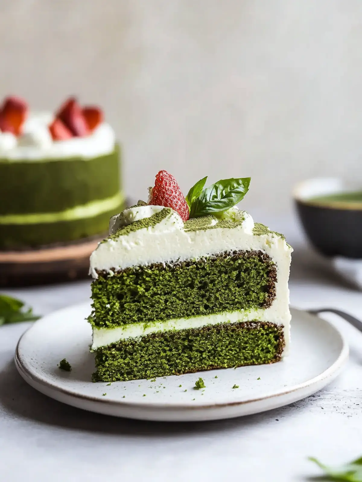 Vegan Matcha Cake