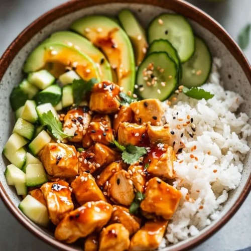 Hot Honey Chicken Bowls