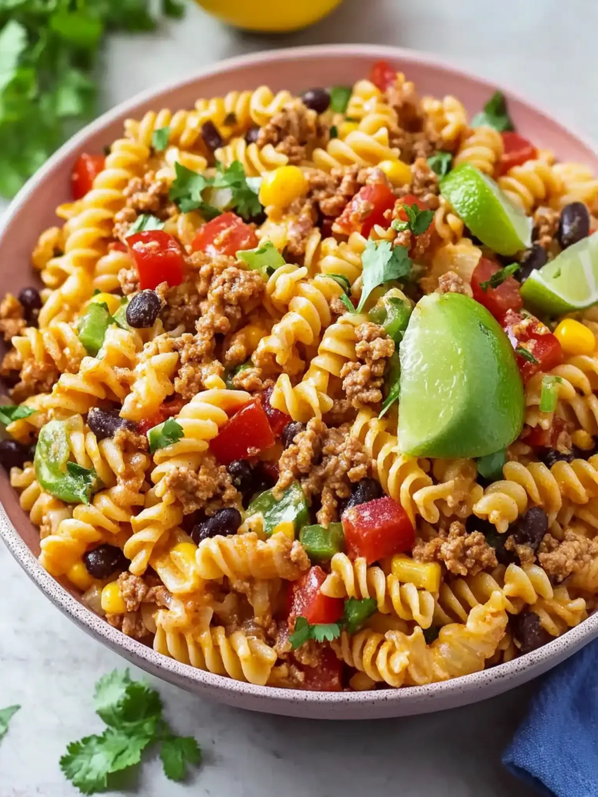 Quick Taco Pasta Salad