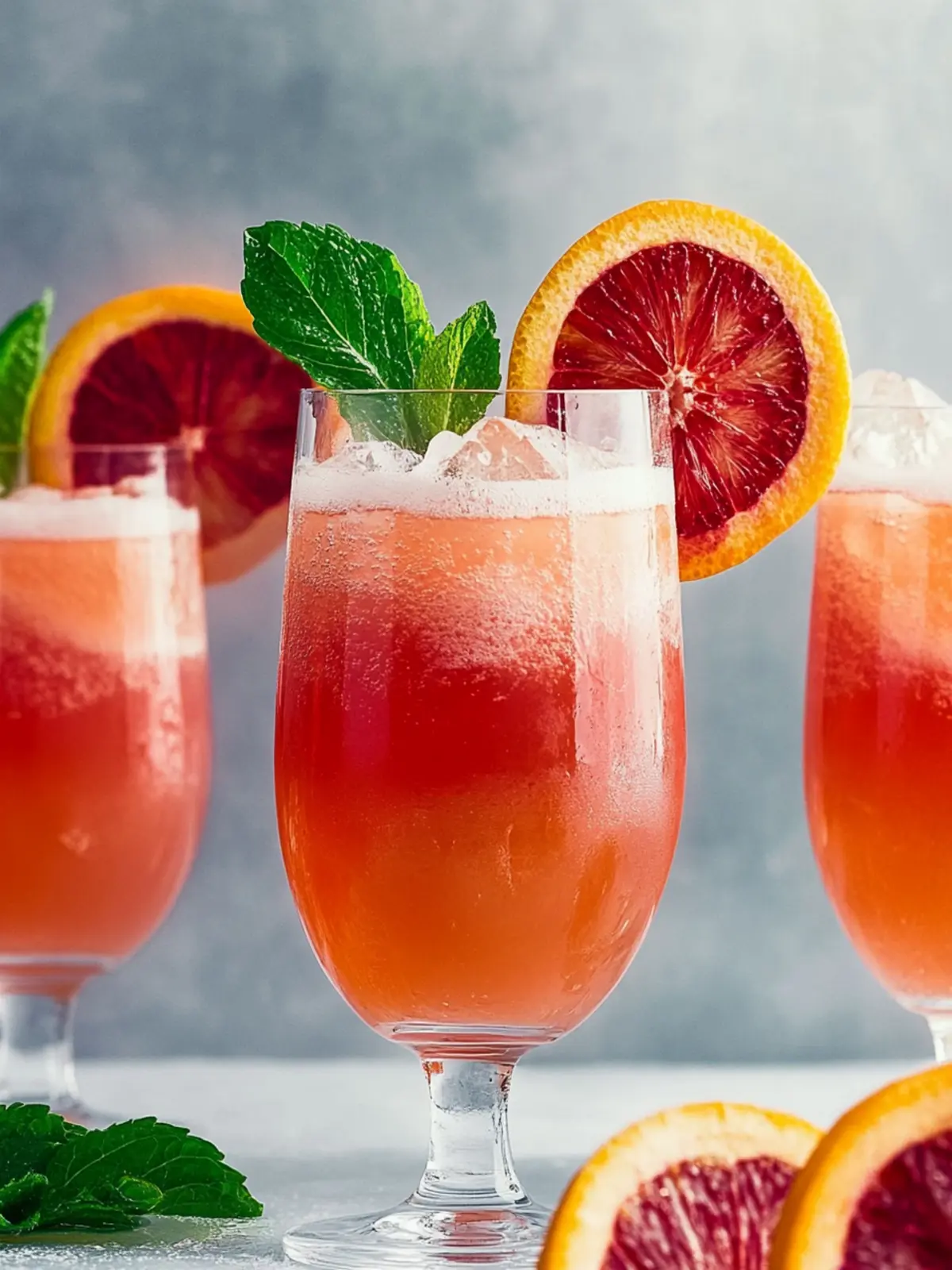 Blood Orange Mocktail Spritzer