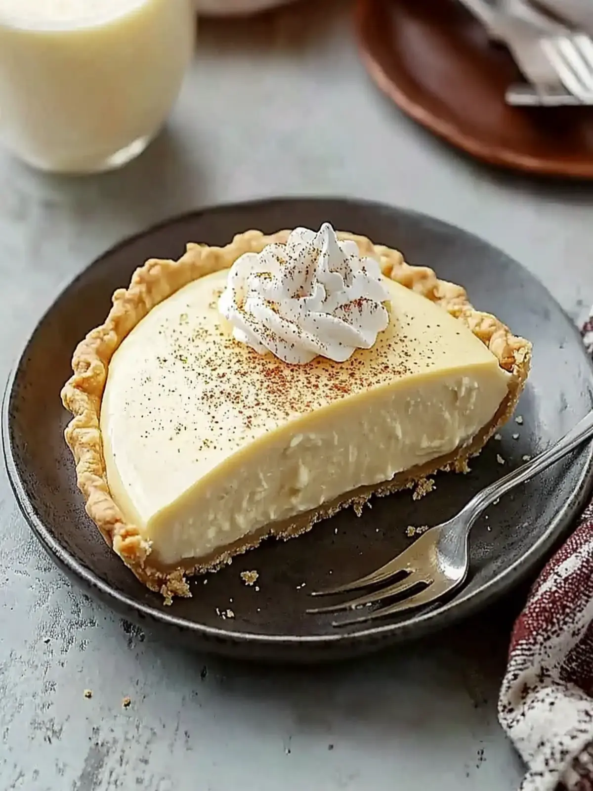 Best Eggnog Pie