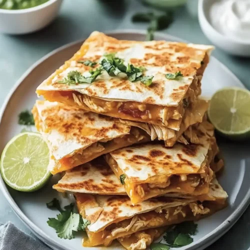 Simple Chicken Quesadillas