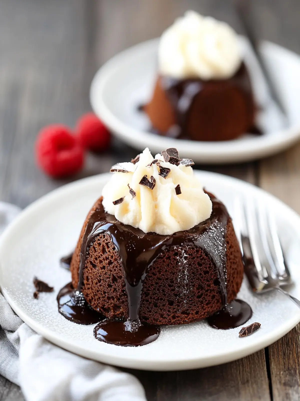 Chocolate Lava Cakes for Two
