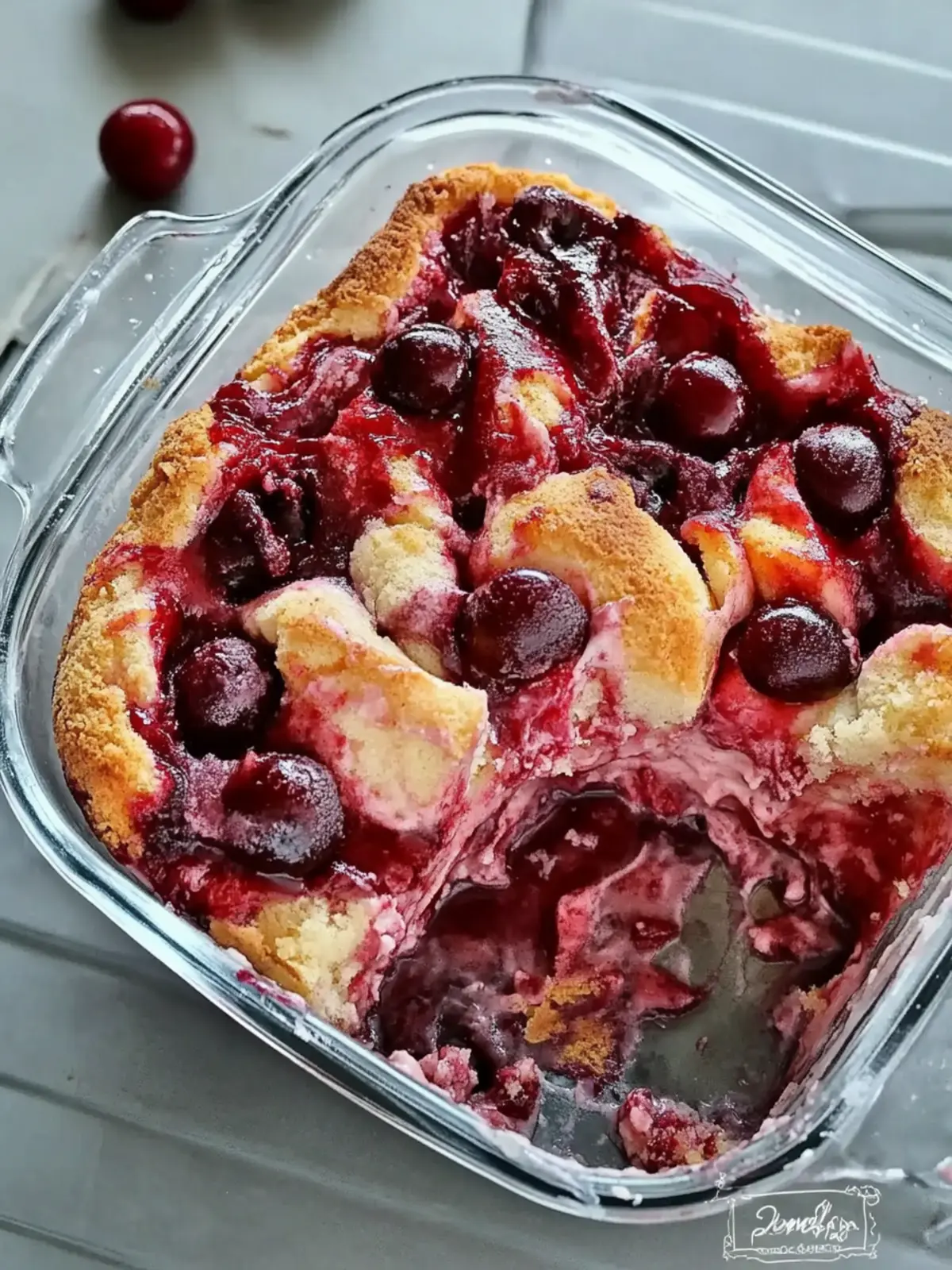 Cherry Swirl Cake recipe