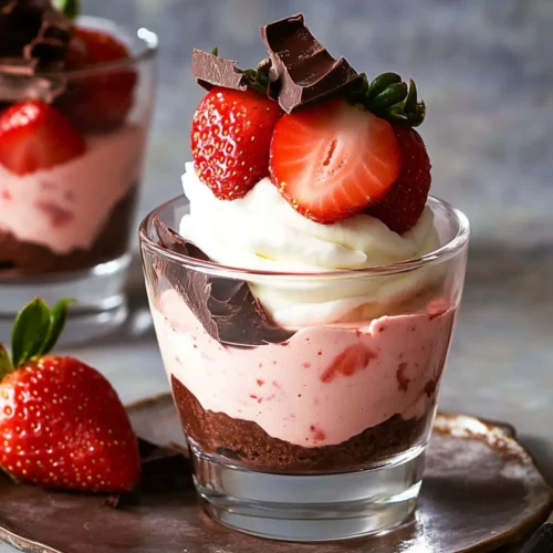 Chocolate-Covered Strawberry Mousse