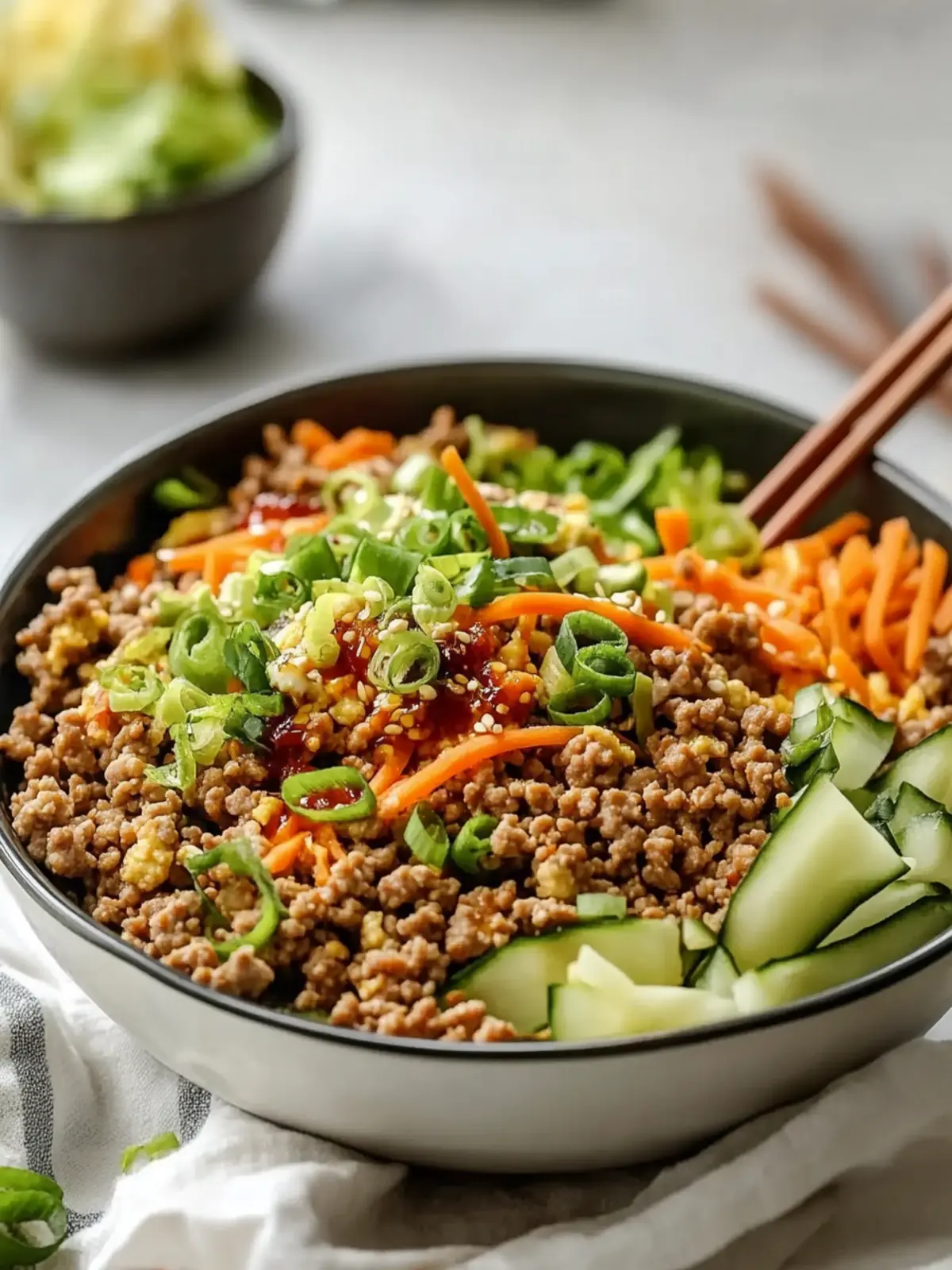 Dairy-Free Ground Turkey Egg Roll in a Bowl