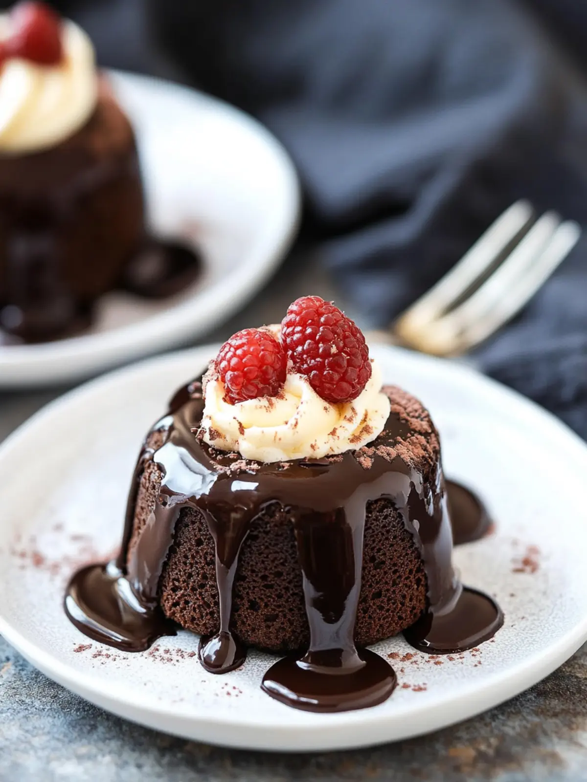 Chocolate Lava Cakes for Two