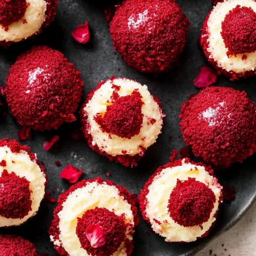 Red Velvet Cheesecake Bites