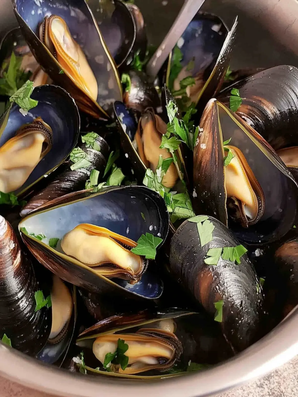 Seasonal Seafood Mussels recipe
