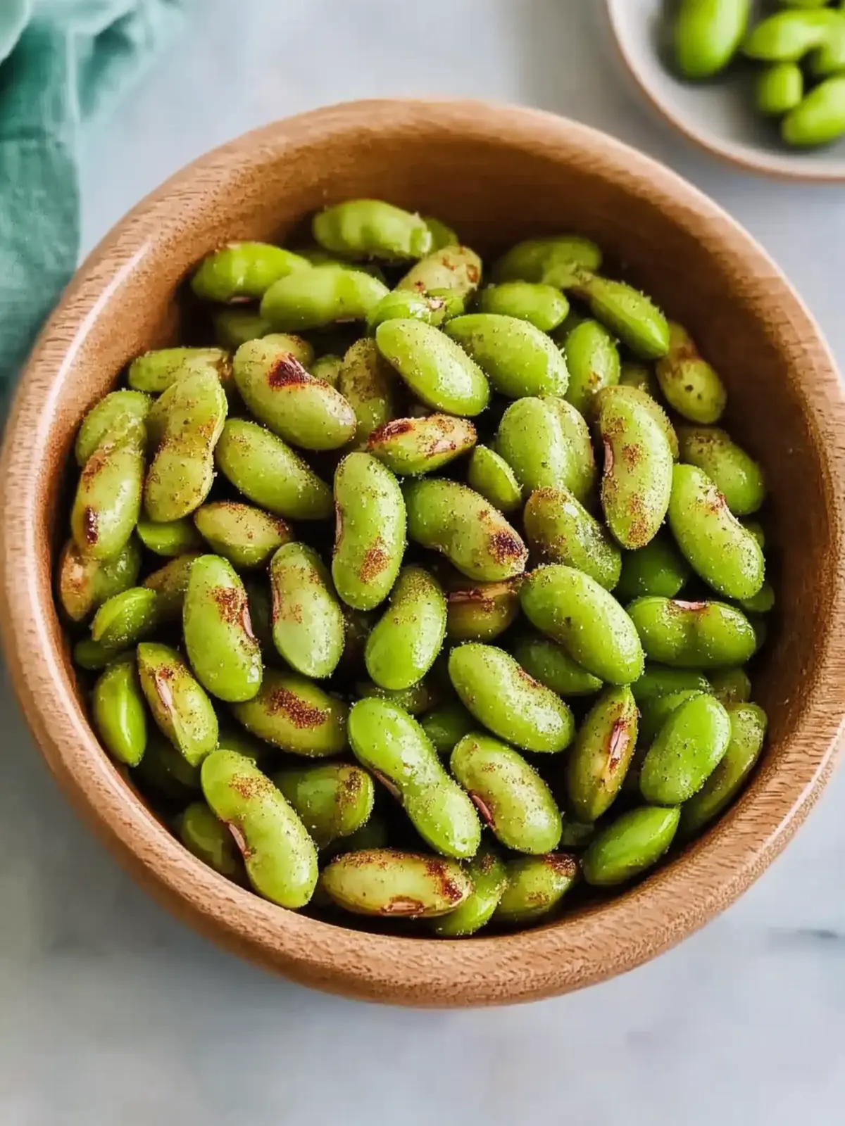 Crunchy Air Fryer Roasted Edamame