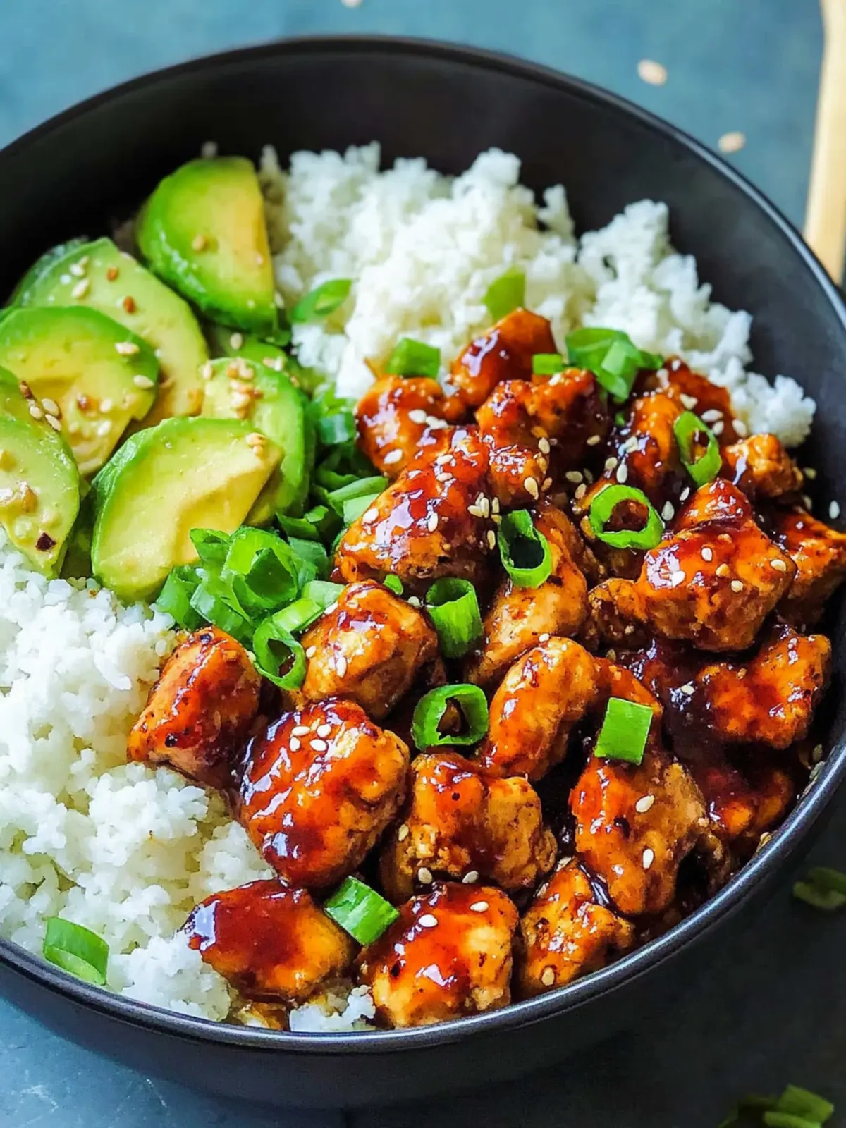 Easy Healthy Sticky Chicken Bowls