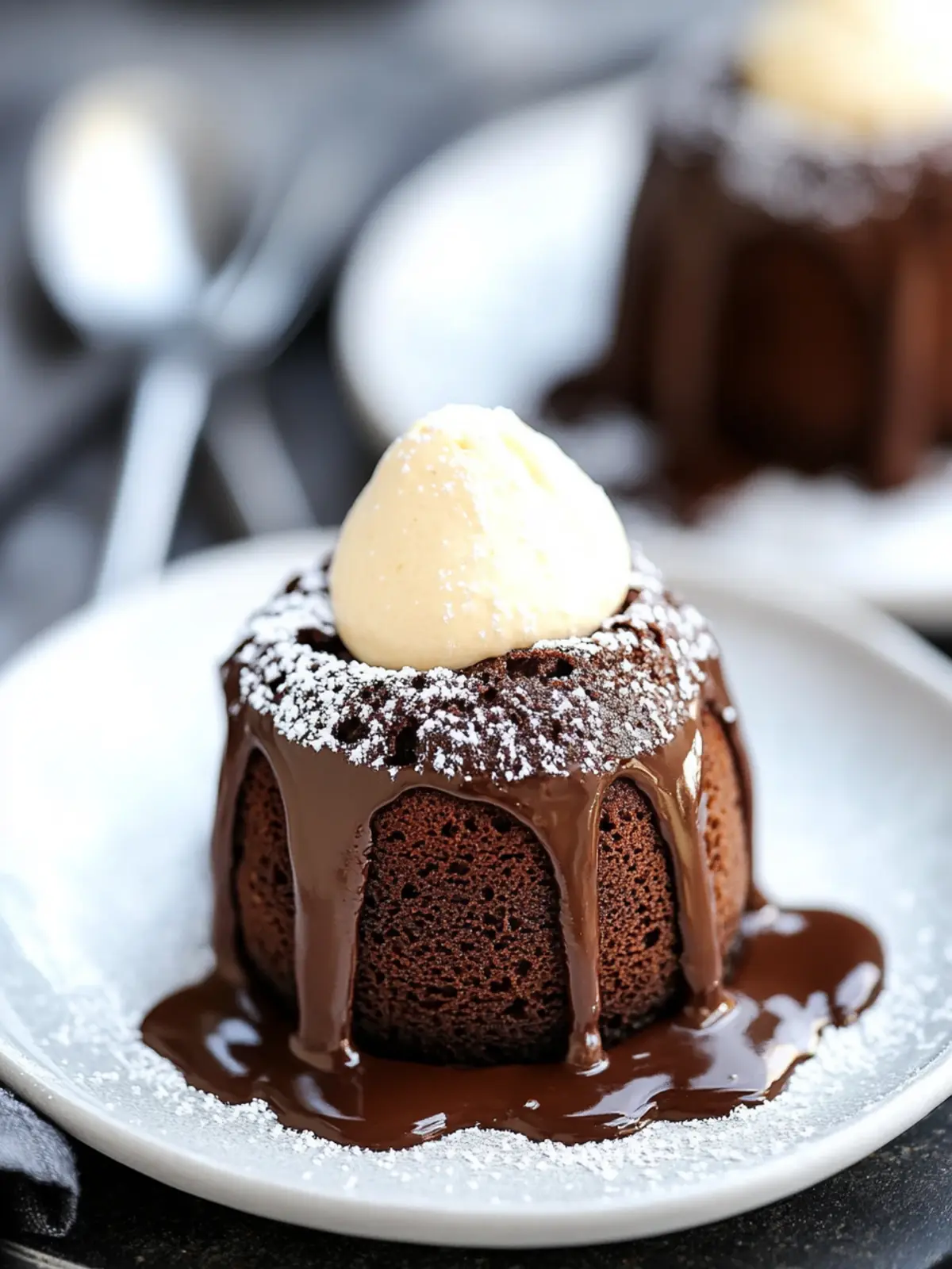 Chocolate Lava Cakes for Two