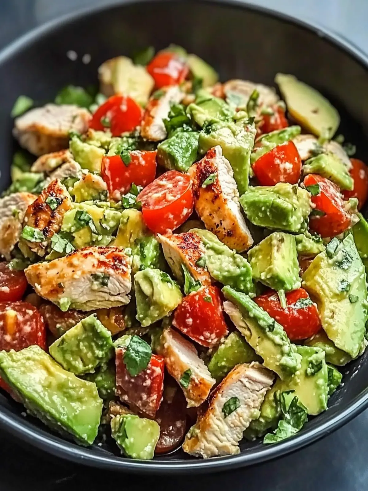 Healthy Avocado Chicken Salad