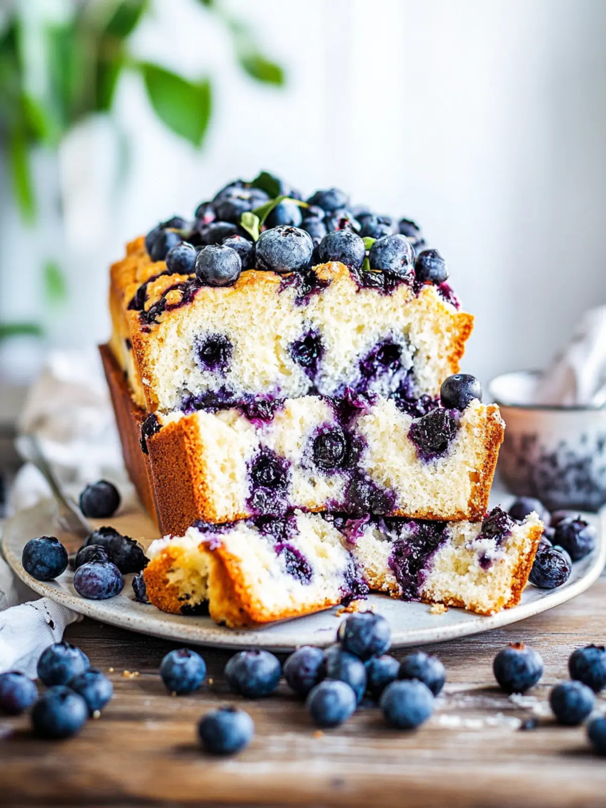 blueberry cream cheese loaf