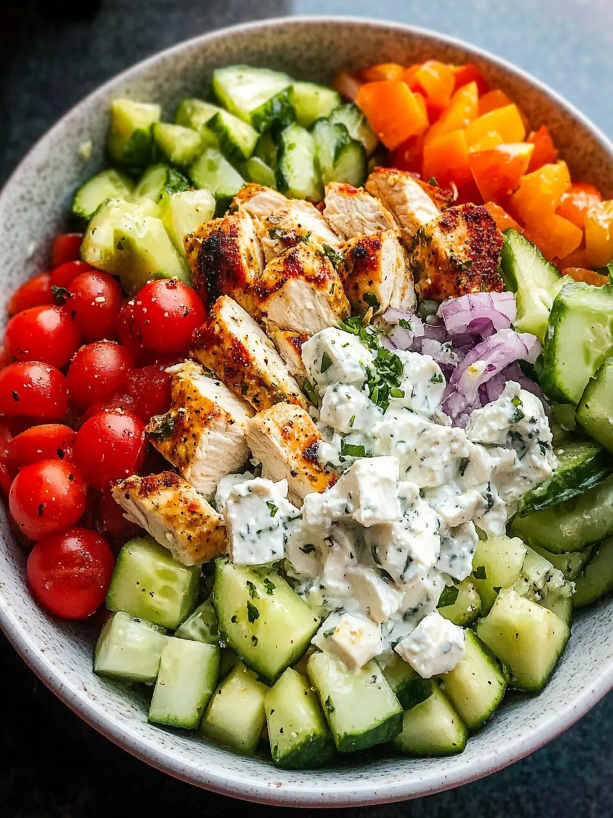 Greek Chicken Bowls