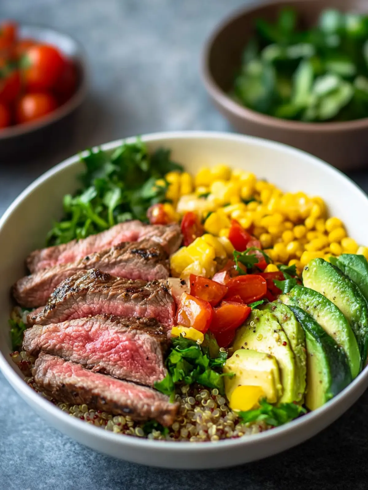 Easy Steak Quinoa Bowl Recipe