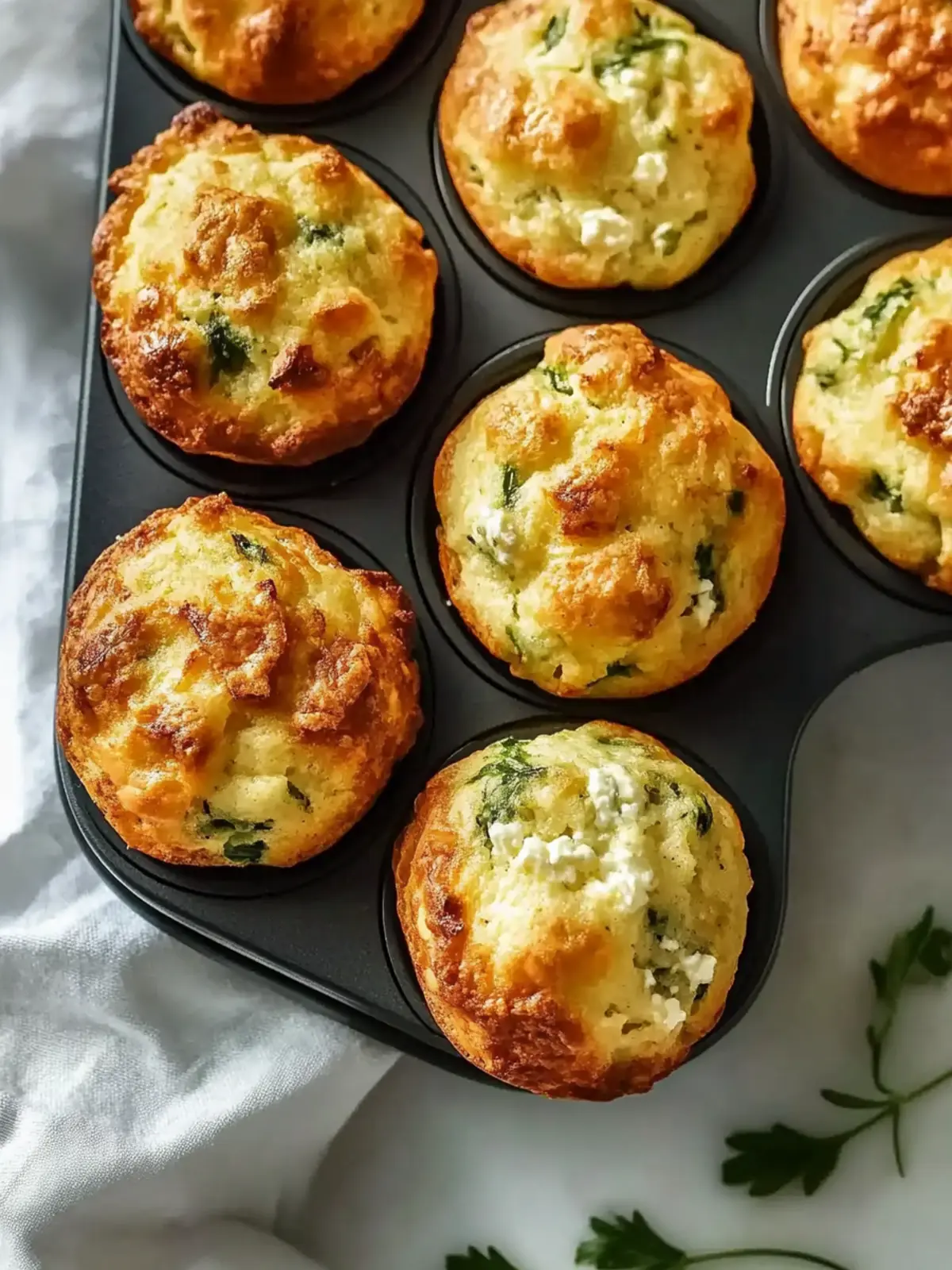 Quick Cottage Cheese Breakfast Muffins