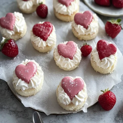 Mini Heart Cakes