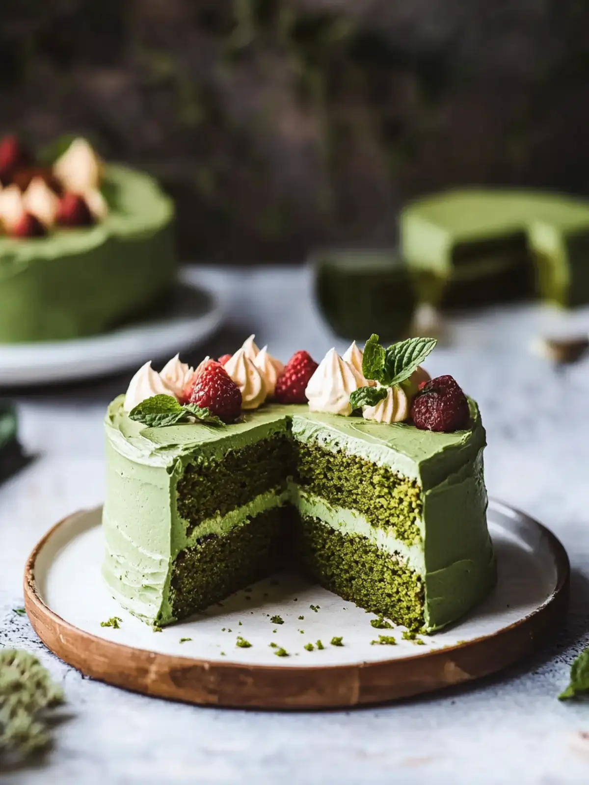 Vegan Matcha Cake