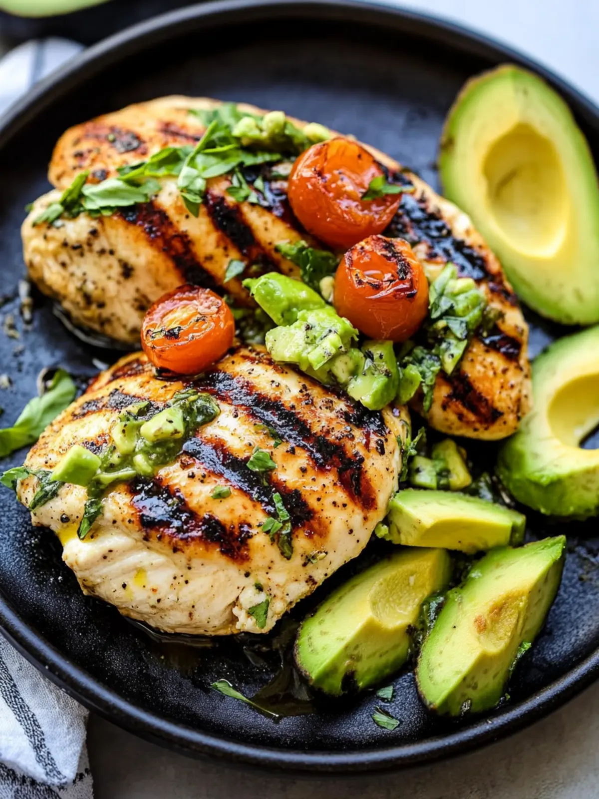 Grilled California Avocado Chicken