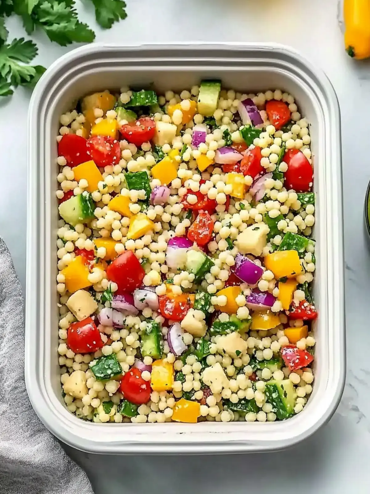 Tagmediterranean Couscous Salad Meal Prep