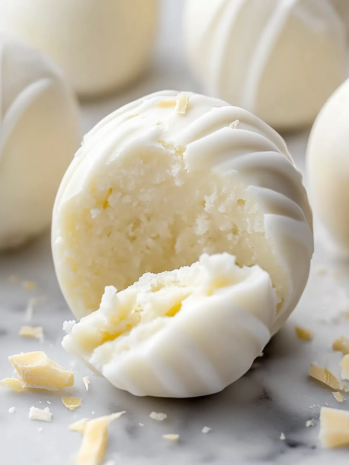 Smooth White Chocolate Truffles