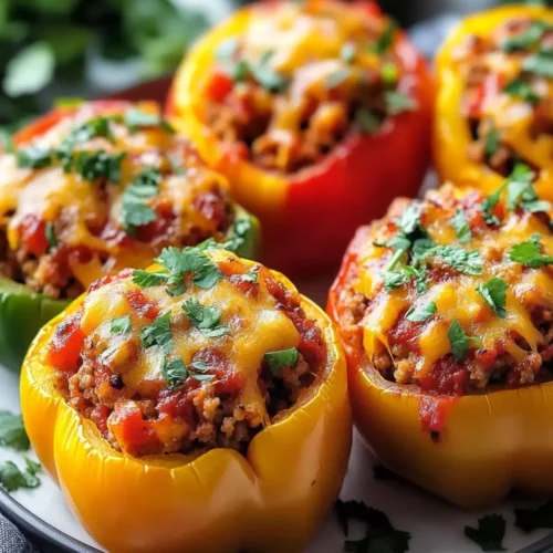 Best BBQ Stuffed Bell Peppers