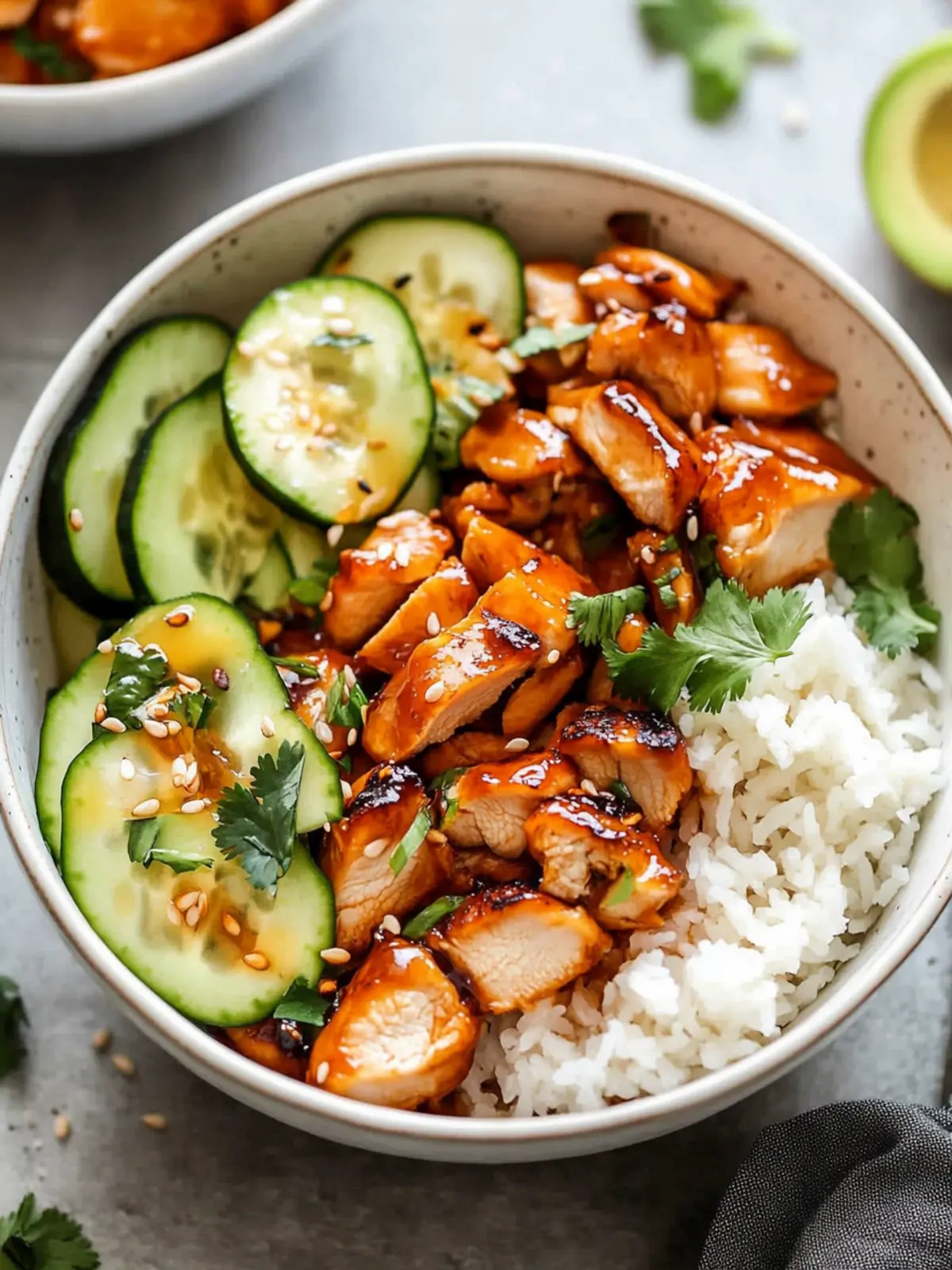 Hot Honey Chicken Bowls