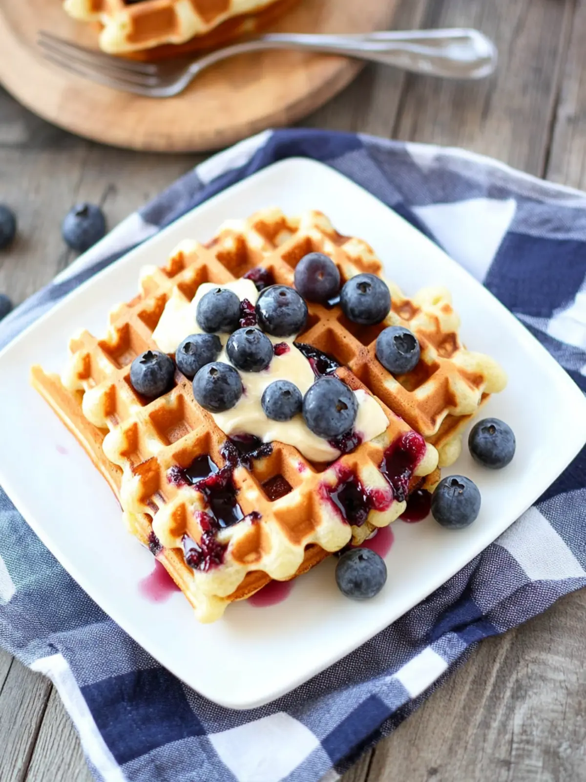 Berry Waffles recipe