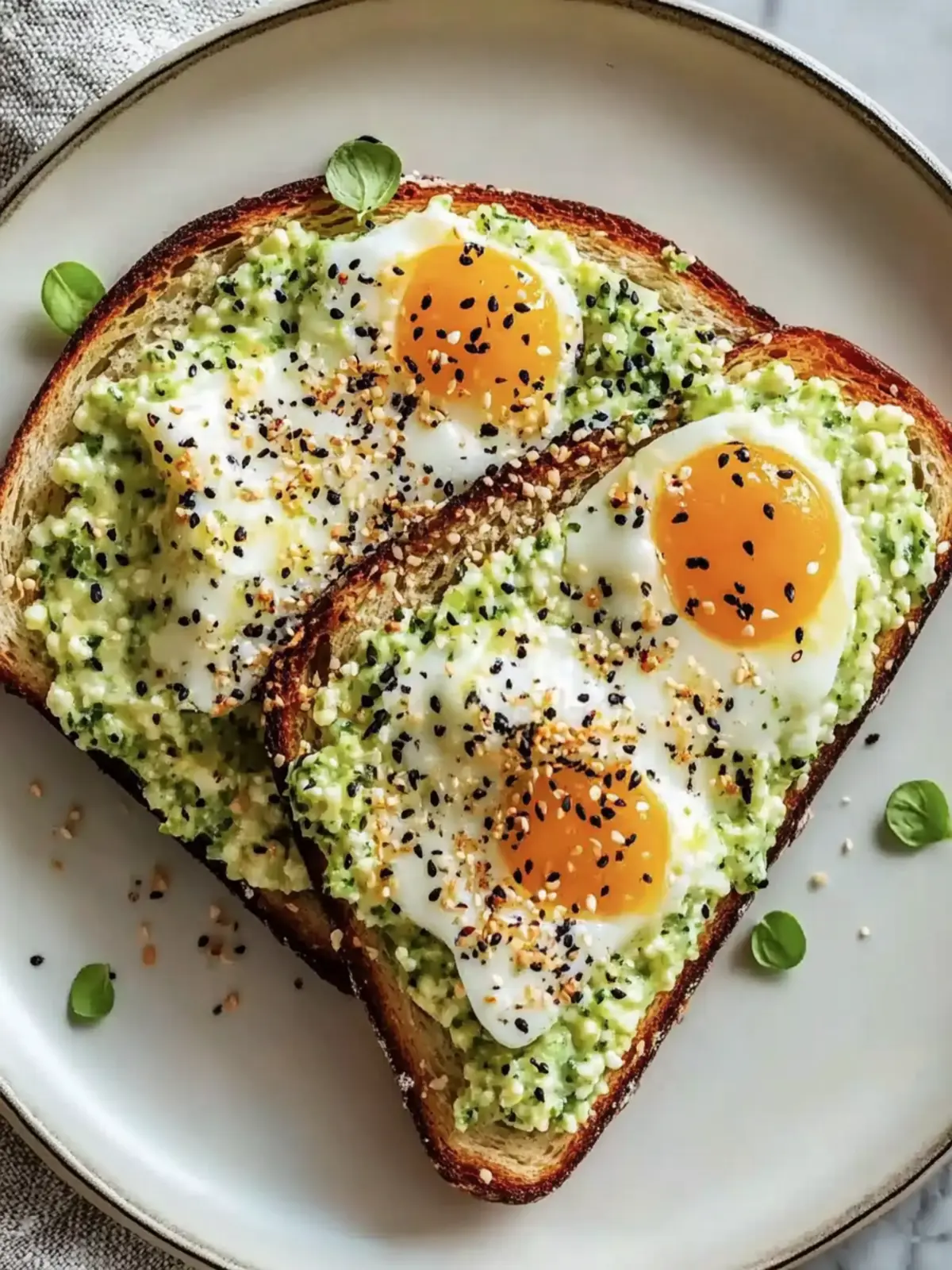 Cottage Cheese Breakfast Toast