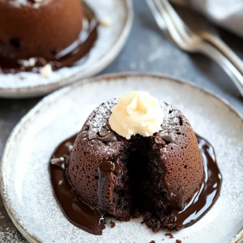 Chocolate Lava Cakes for Two