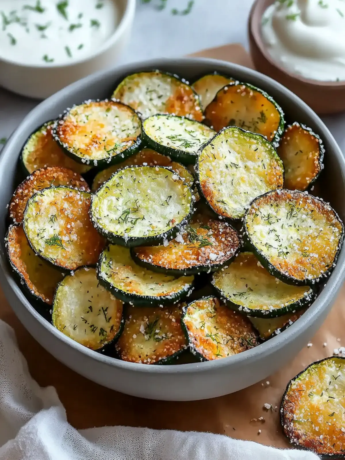 Tasty Keto Zucchini Chips