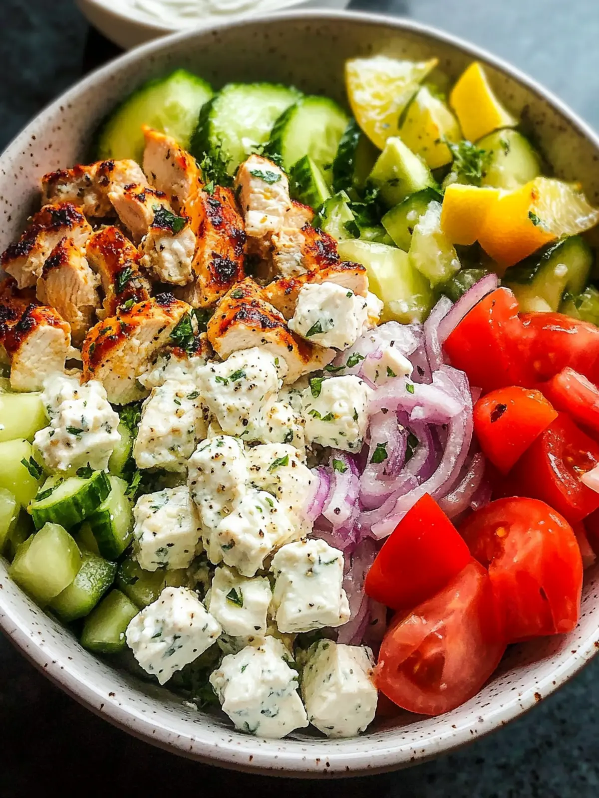 Greek Chicken Bowls